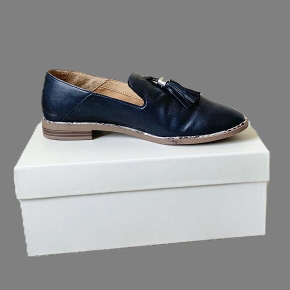 EUC Franco Sarto Hadden Leather Loafers, Black, Size 7.5 - Picture 2 of 12